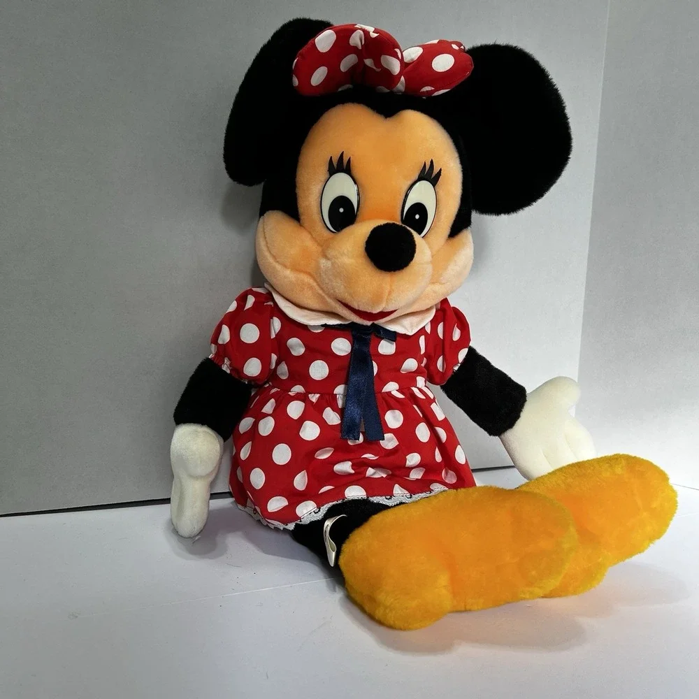 Vintage Walt Disney Sun and Star‎ Minnie Mouse Stuffed Toy Plush 24